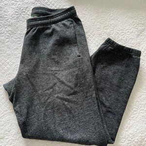 Roots Men's Classic Fit Organic Original Black Pepper Sweatpant Size Medium